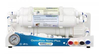 Osmoflow 100 GPD Umkehrosmoseanlage Nano-Plus ca. 380 Liter/Tag
